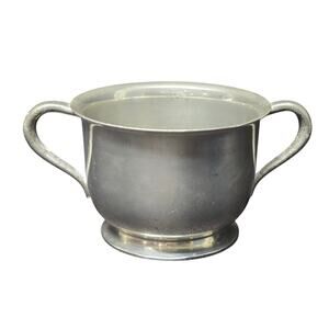 Vintage Old Colony Pewter 39 Silver Sugar Bowl Dish